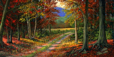 "Forgotten Road" oil painting by Frank Wilson