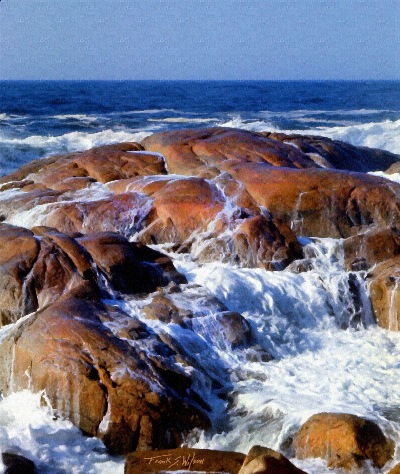 Rocks Awash photograph by Frank Wilson