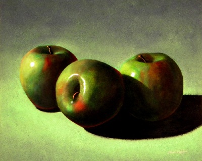 Apples  oil painting by Frank Wilson